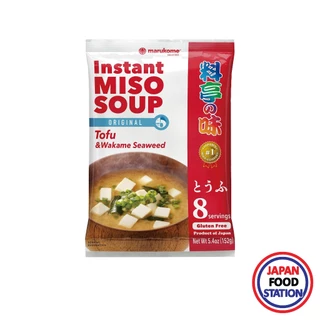 MARUKOME RYOTEI NO AJI MISO SOUP TOFU 152 G (13960) ซุปมิโสะกึ่งสำเร็จรูป JAPANESE INSTANT SOUP
