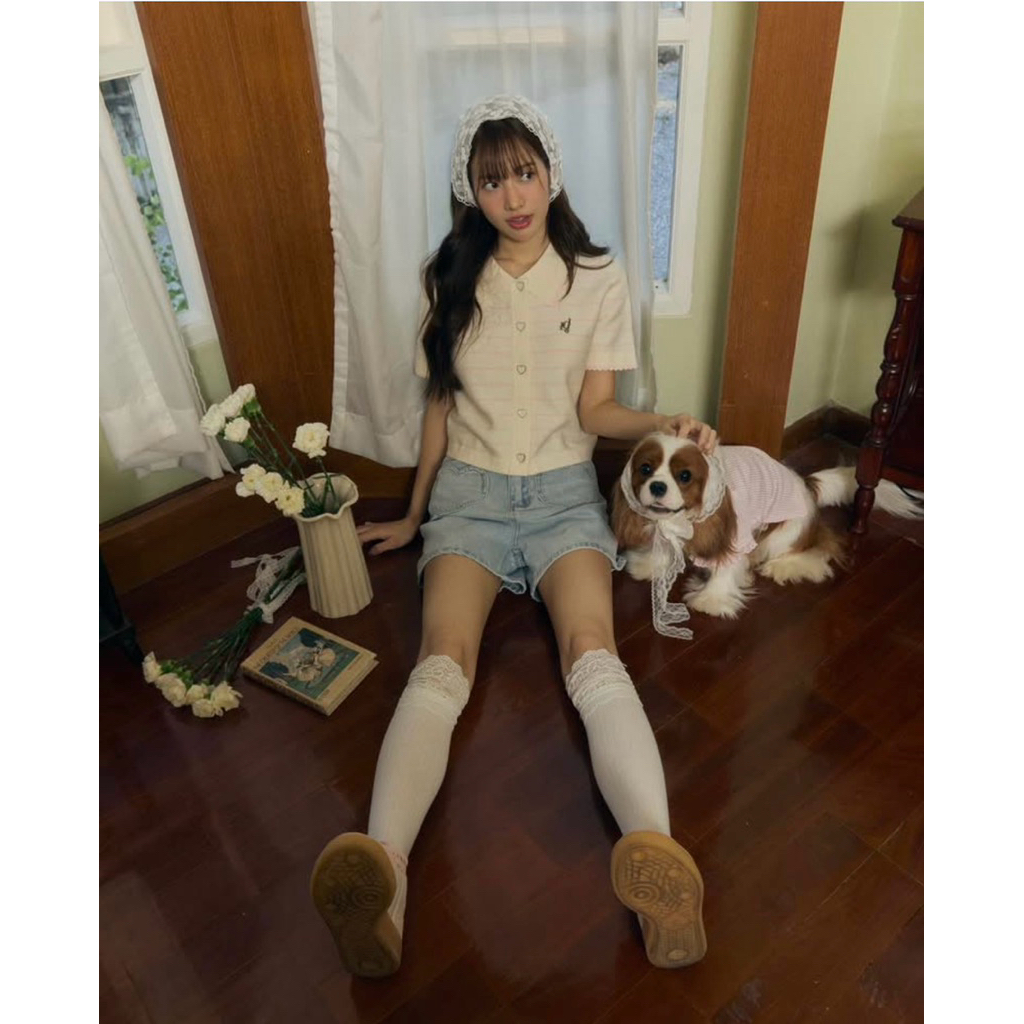 เสื้อไหมพรม donut knit top 🍩🧶 dailylook.sm
