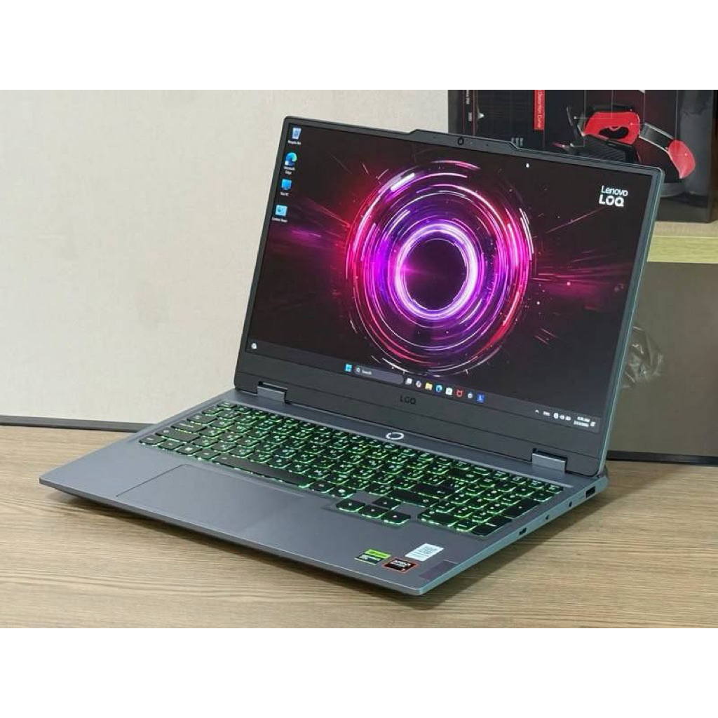 Lenovo LOQ 15AHP10-83JG0054TA AMD Ryzen 7 250 SSD512GB RAM16GB RTX 5050 (8GB GDDR7) เครื่องใหม่ตัวโช