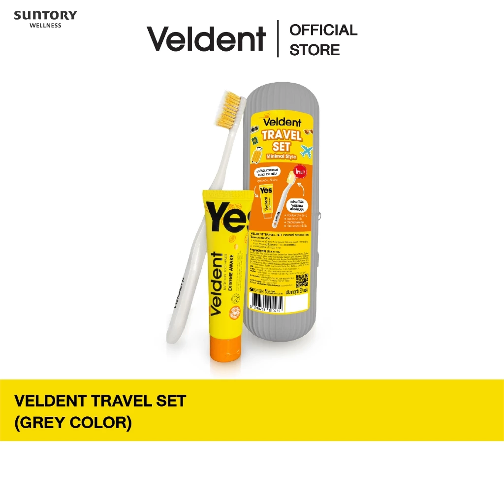 VELDENT TRAVEL SET (GREY COLOR)