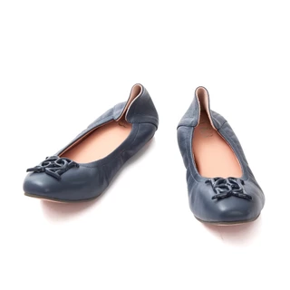 O&B รองเท้าหนังแกะ รุ่น AUDREY MARSHMALLOW IN DENIM BLUE-11188SS37018F_U6BLXX