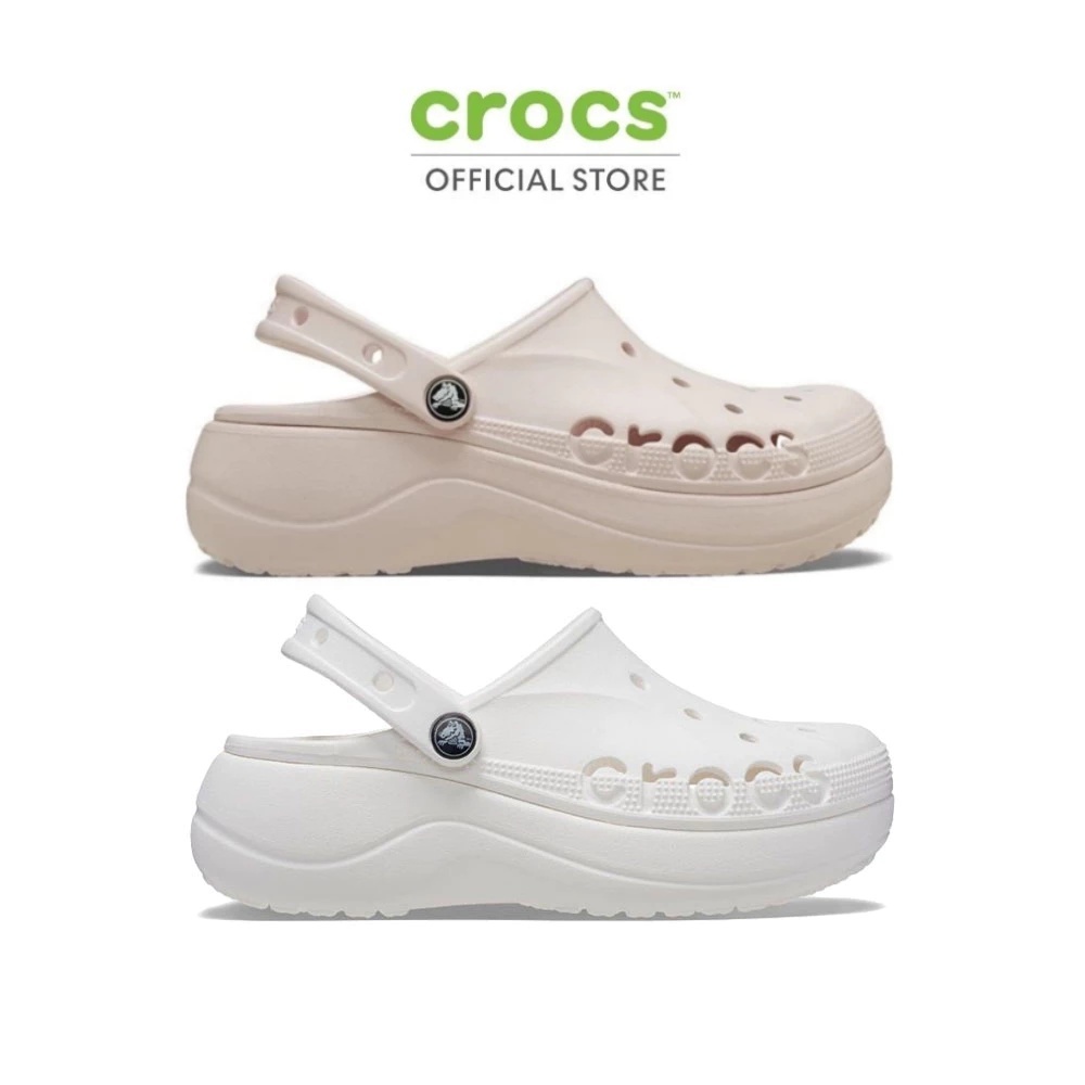 [ฮิตสุด แรงสุด]  Woman Classic Platform Clog รองเท้า ครอคส์ ผู้หญิง พื้นหนา