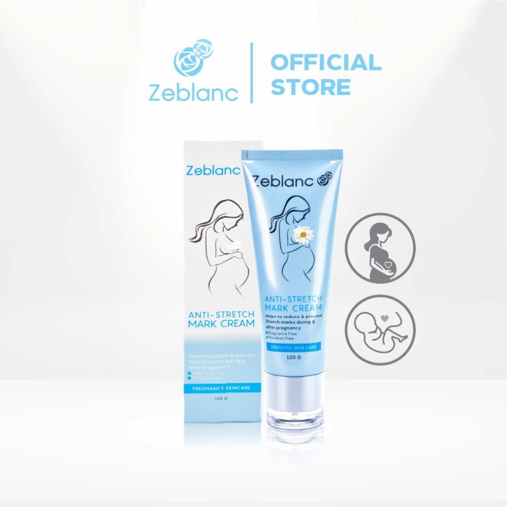 ครีมดูแลปัญหารอยแตกลาย Zeblanc Stretch Mask Cream ด้วยสารสกัดจากธรรมชาติ แนะนำสำหรับคุณแม่ตั้งครรภ์และหลังคลอด