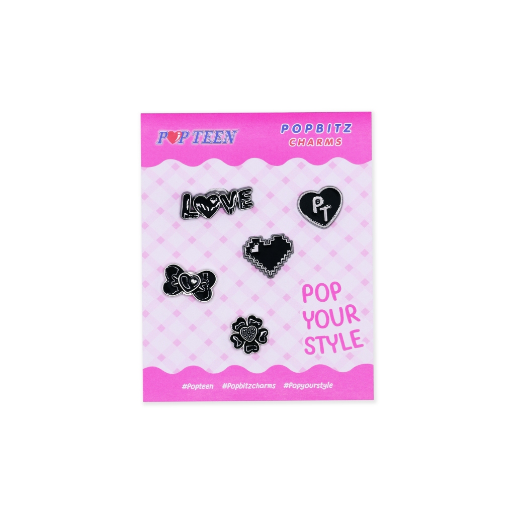 Popbitz charms Elegant Blakck SET 1