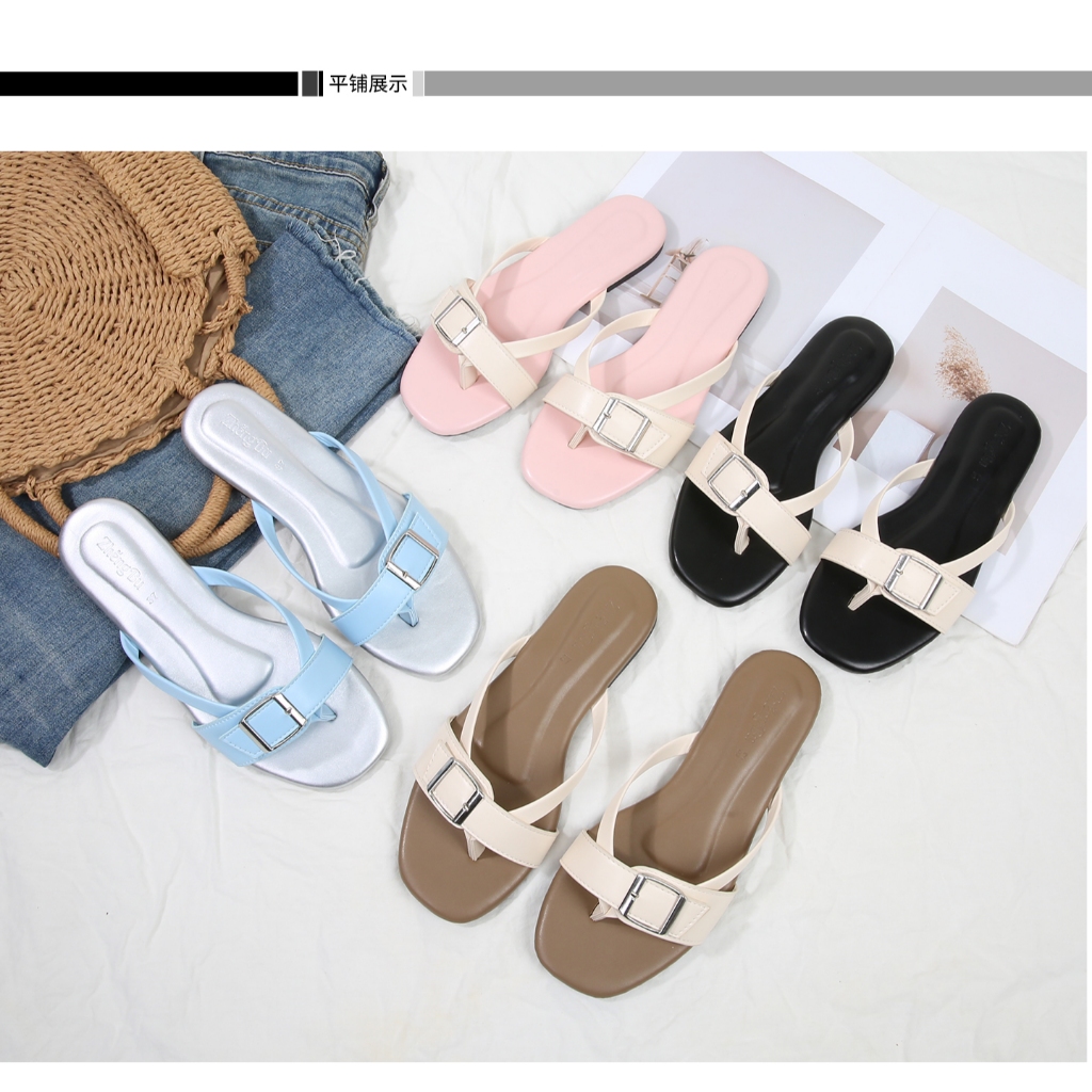 รองเท้าแตะพื้นรองเท้าเน้นความนุ่มใส่สบาย ไม่กัดเท้า มีให้เลือกหลายสี BB048