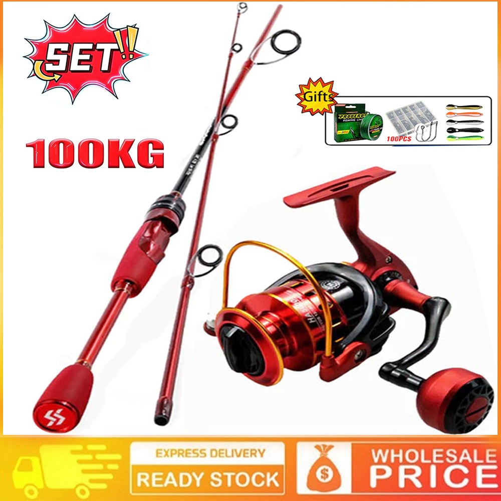 ชุดคันเบ็ดลูอาร์ คาร์บอนไฟเบอร์ รุ่นใหม่ปี 2026 รอกสปินนิ่ง ครบชุดอุปกรณ์ตกปลา แรงดึงสูง น้ำจืดทะเลใช้ได้ สำหรับมือใหม่