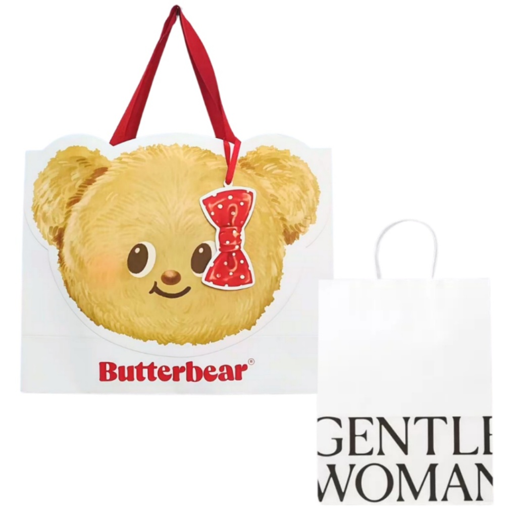 🎁 ถุงของขวัญแบรนด์ GENTLEWOMAN | กระดาษอาร์ตเคลือบด้าน หูริบบิ้น หรูหรา แข็งแรง