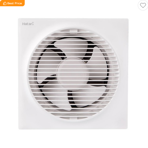 พัดลมดูดอากาศผนัง 8 นิ้ว HATARI VW20M1(G)