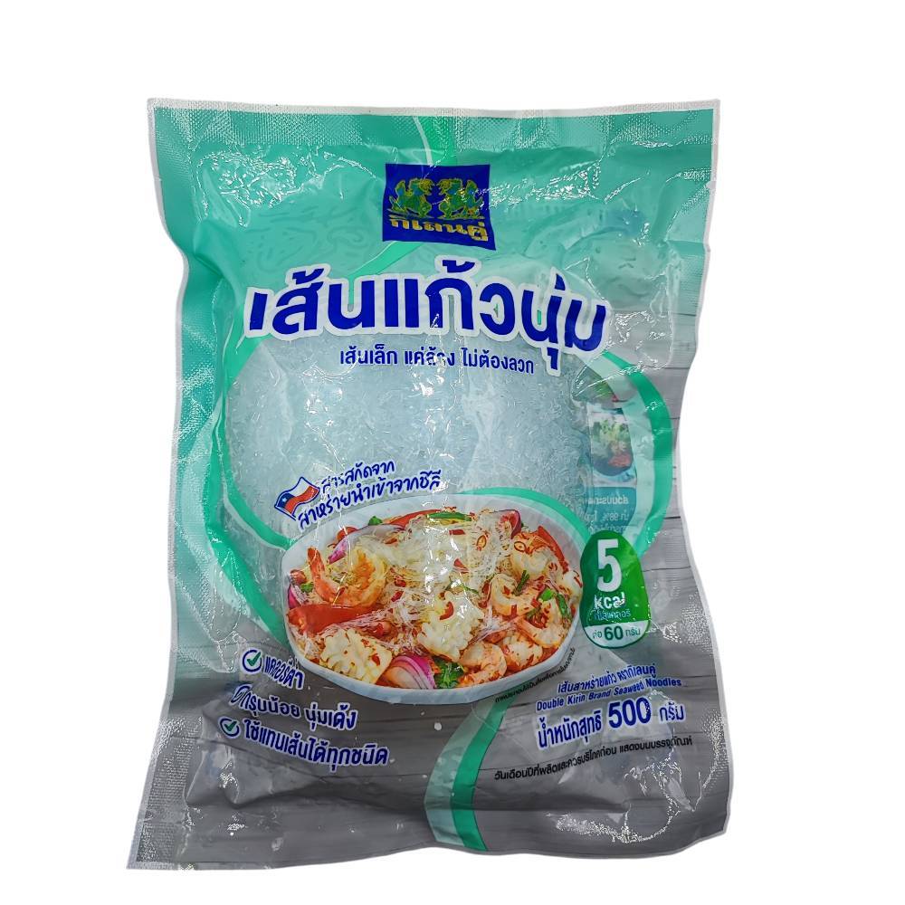 เส้นแก้ว ตรา กิเลนคู่ ขนาด 500 กรัม