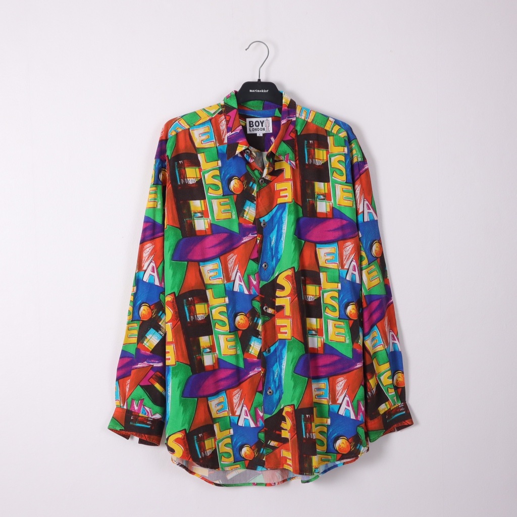 เสื้อเชิ้ต Shirt BOY LONDON ของแท้ 100% สภาพใหม่ Premium [BOY LONDON L-XL 25/23] | MOPOKO