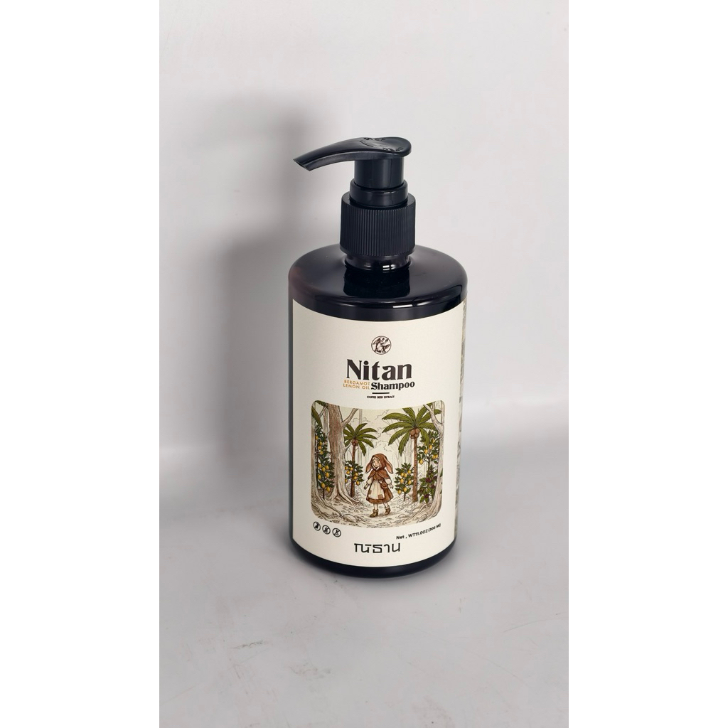 NITAN Shampoo Bergamot Lemon Oil
