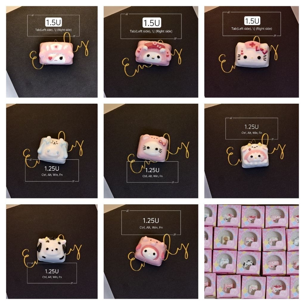 Artisan Keycaps คีย์แคปตกแต่ง ESC คีย์แคปการ์ตูน น่ารัก 1U แคปเดี่ยว แคป3D พร้อมส่งจากไทย ราคา ถูกที่สุด ดีลบีเคเค แกลเลอรีภาพที่ 8