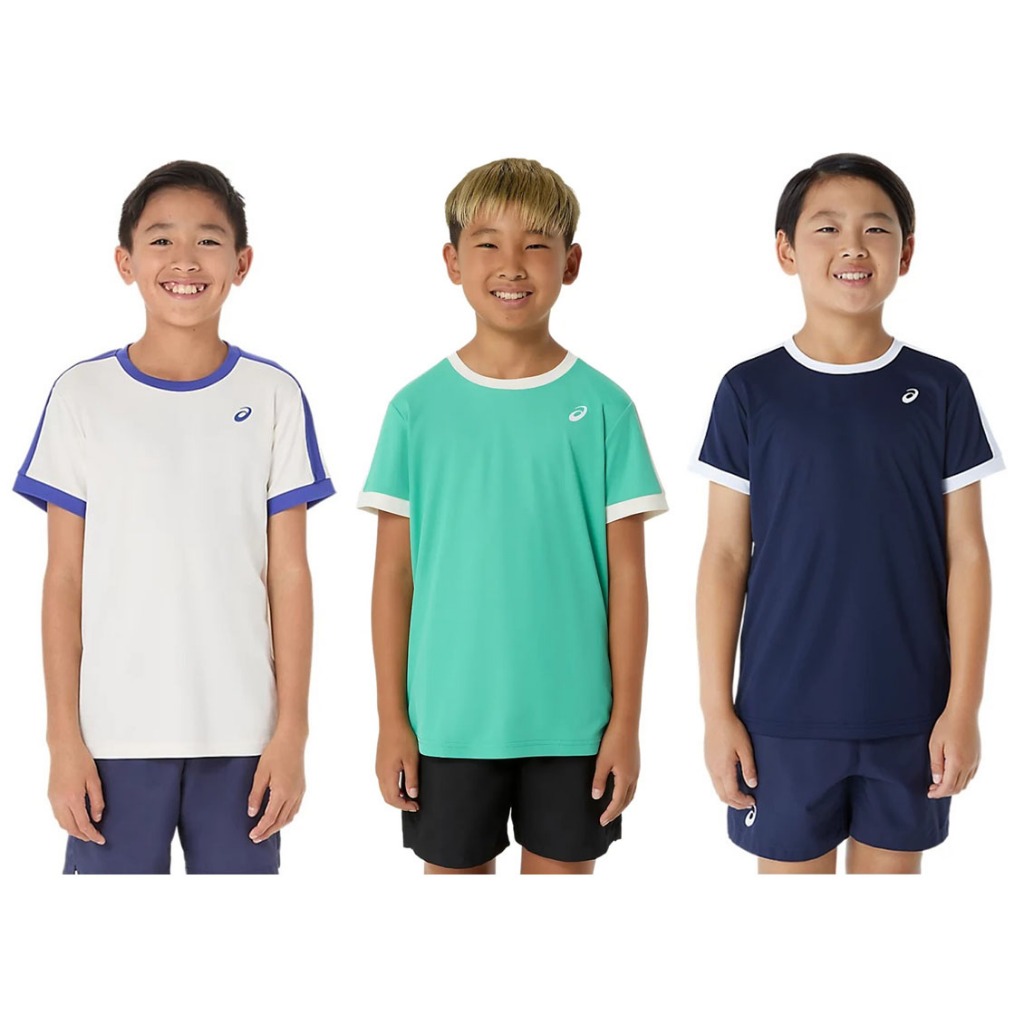Asics เสื้อเทนนิสเด็กผู้ชาย Boys Tennis SS Top (3สี) – โปรปัง