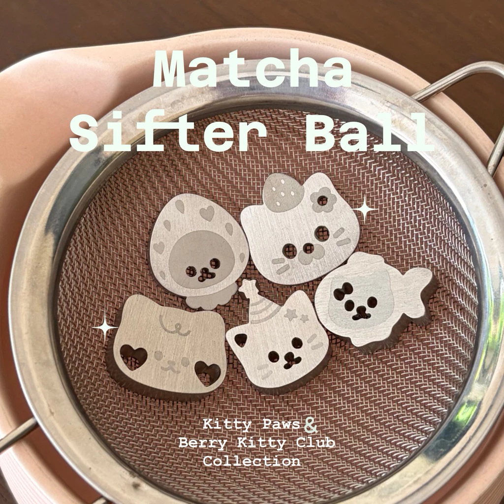 (พร้อมส่ง,ราคา/1ชิ้น)ลูกร่อนมัทฉะ Kitty Paws Collection (sizeใหญ่ Food grade)พร้อมกล่องเก็บทุกออเดอร์(เลเซอร์1ด้าน)