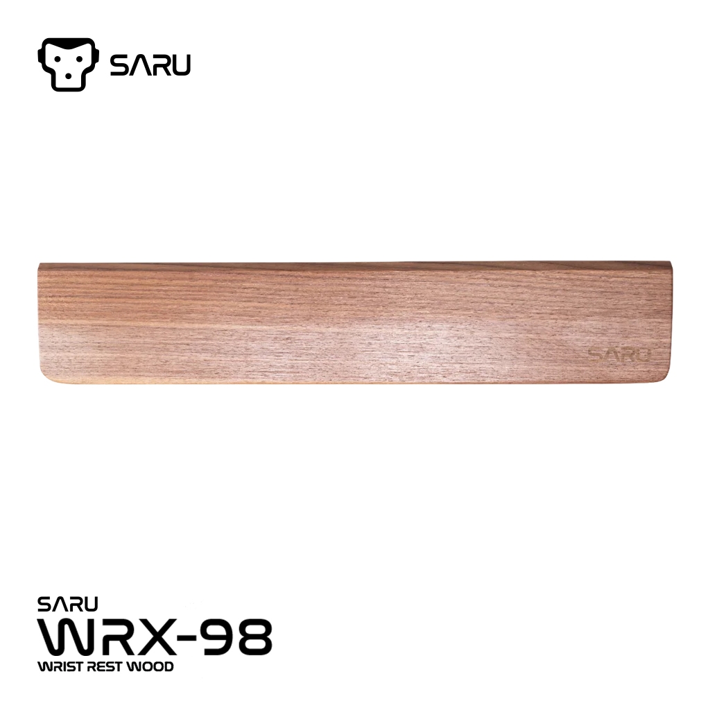 SARU WRIST REST WOOD WRX-98 ที่รองข้อมือ ขัดผิวมาเป็นอย่างดี เพิ่มความสบายในการใช้งาน