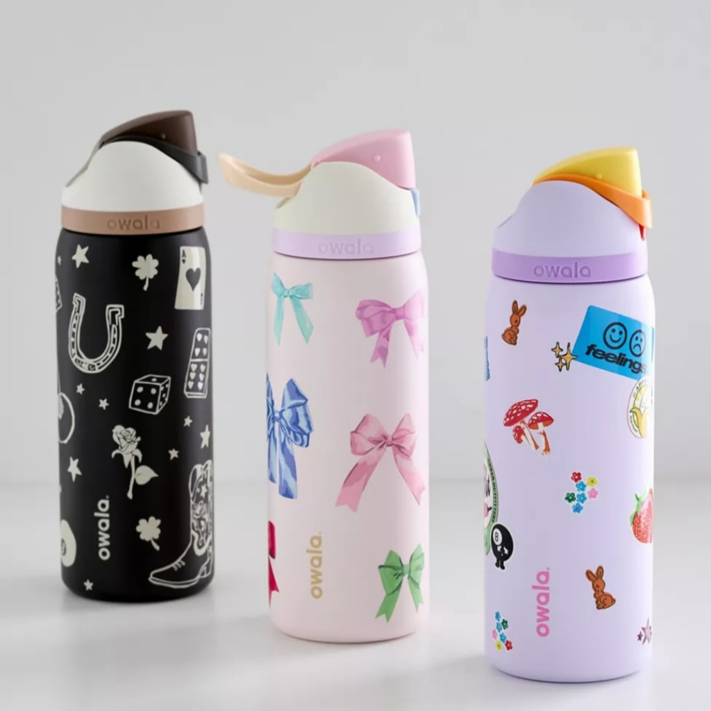 【ของแท้ 100 %】Owala UO Exclusive FreeSip 32oz Goodluck & Dear Diary & Girlhood Water Bottle