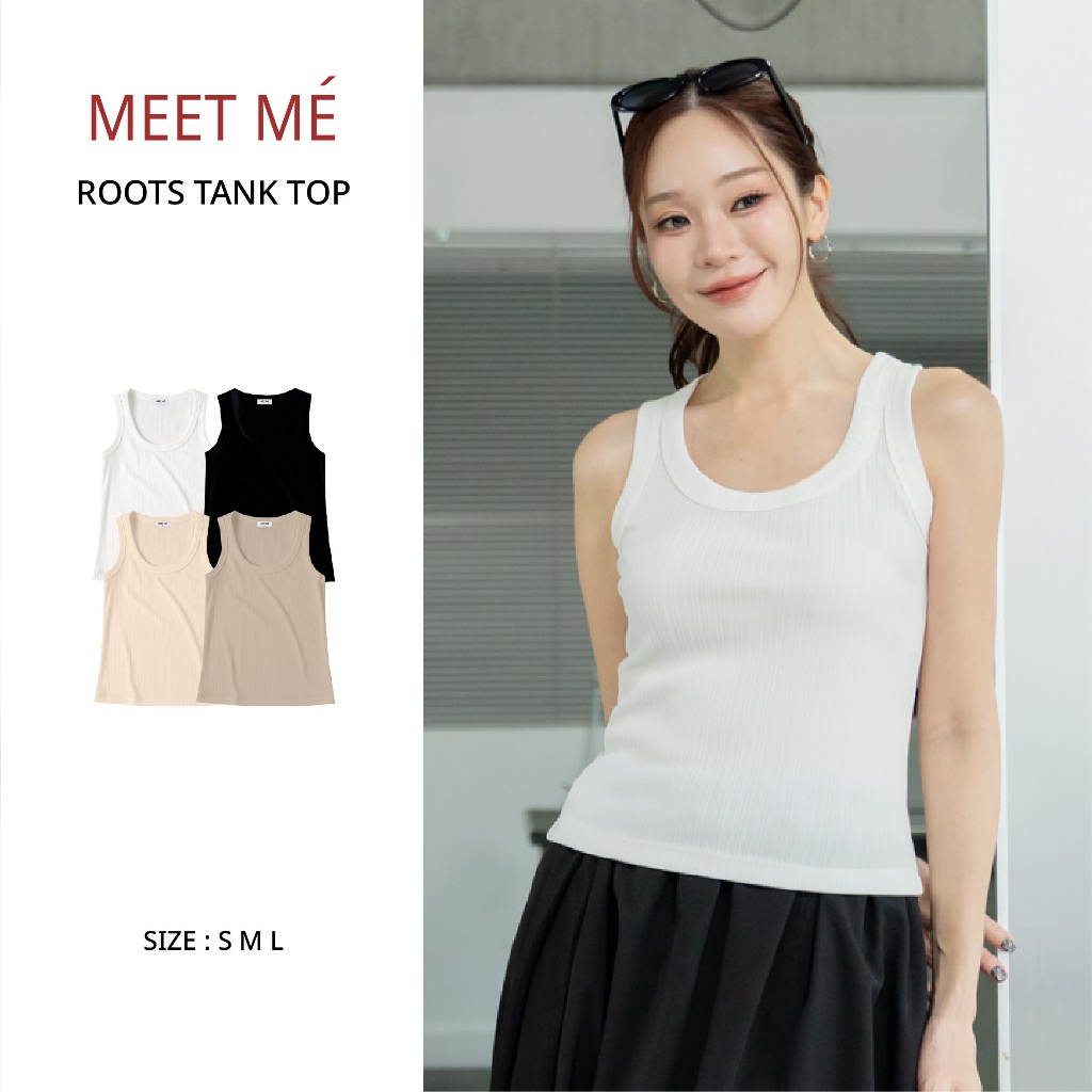 MEET ME - Top 0052 I ROOTS TANK TOP