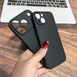 CrashStar With Logo พร้อมโลโก้ ขอบตรง เคสโทรศัพท์ซิลิโคนนุ่ม For iPhone 17 16 15 14 13 12 11 Pro Max X XR XS 8 7 Plus