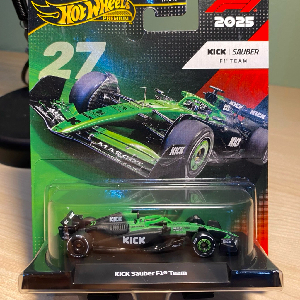 Hot wheels premium Kick Sauber F1 Team (#27) | Formula 1
