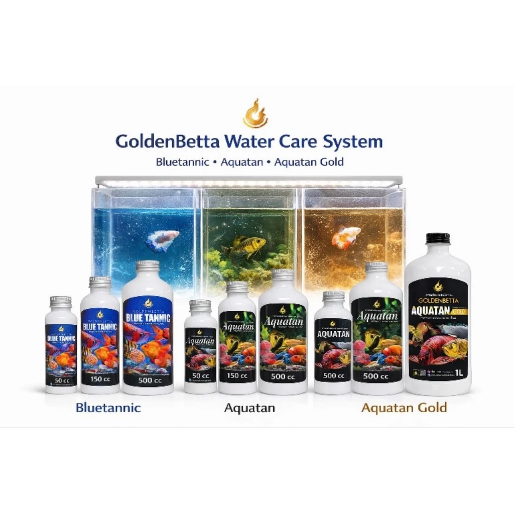 GOLDENBETTA แทนนินสกัด3สี (เลือกสี เลือกขนาด)