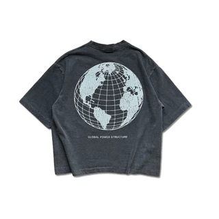 STND012 Boxy T-Shirt “Green Army” เสื้อยืดครอปวินเทจ