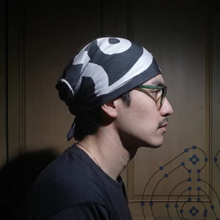 ผ้ายันต์โพกหัว (ไหมอิตาลี) Bandana Yantra