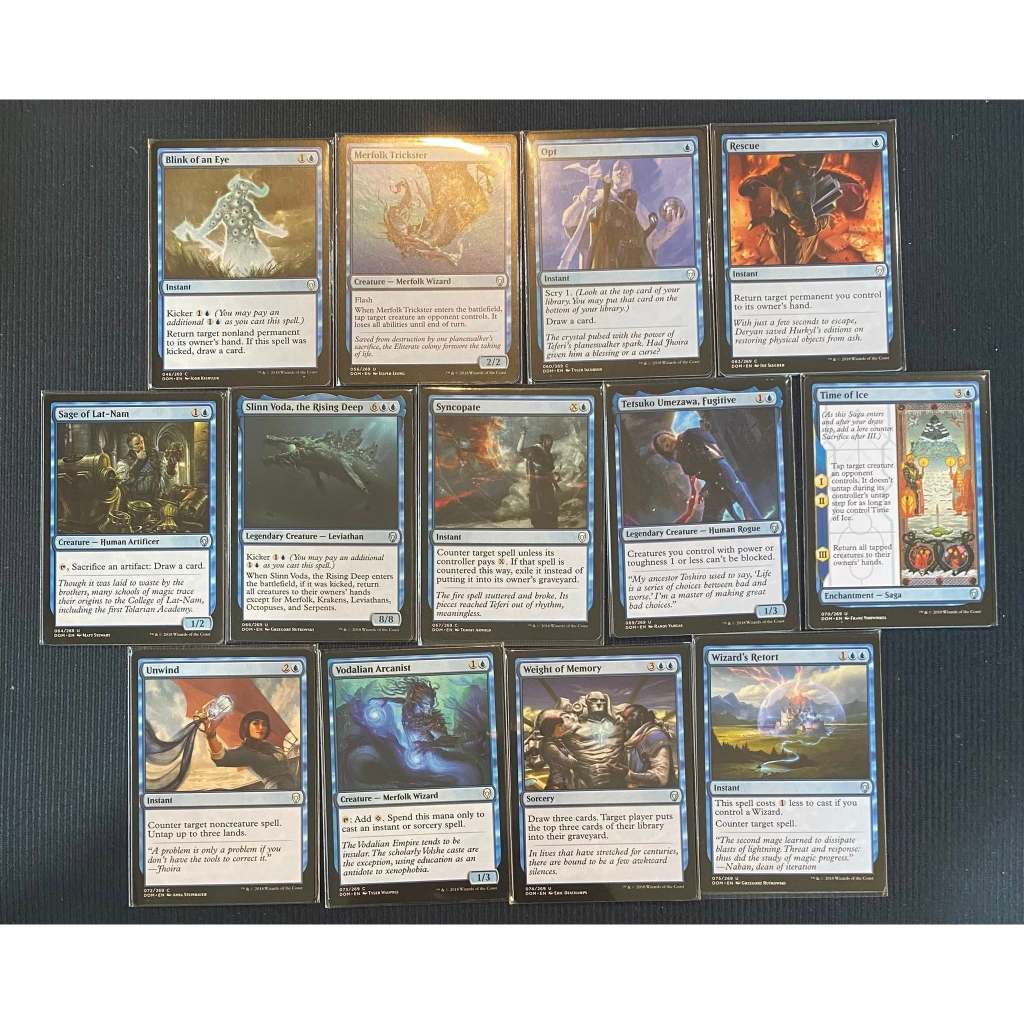 MtG Single Card: Dominaira BLUE   Common/Uncommon Cards         Set: DOM