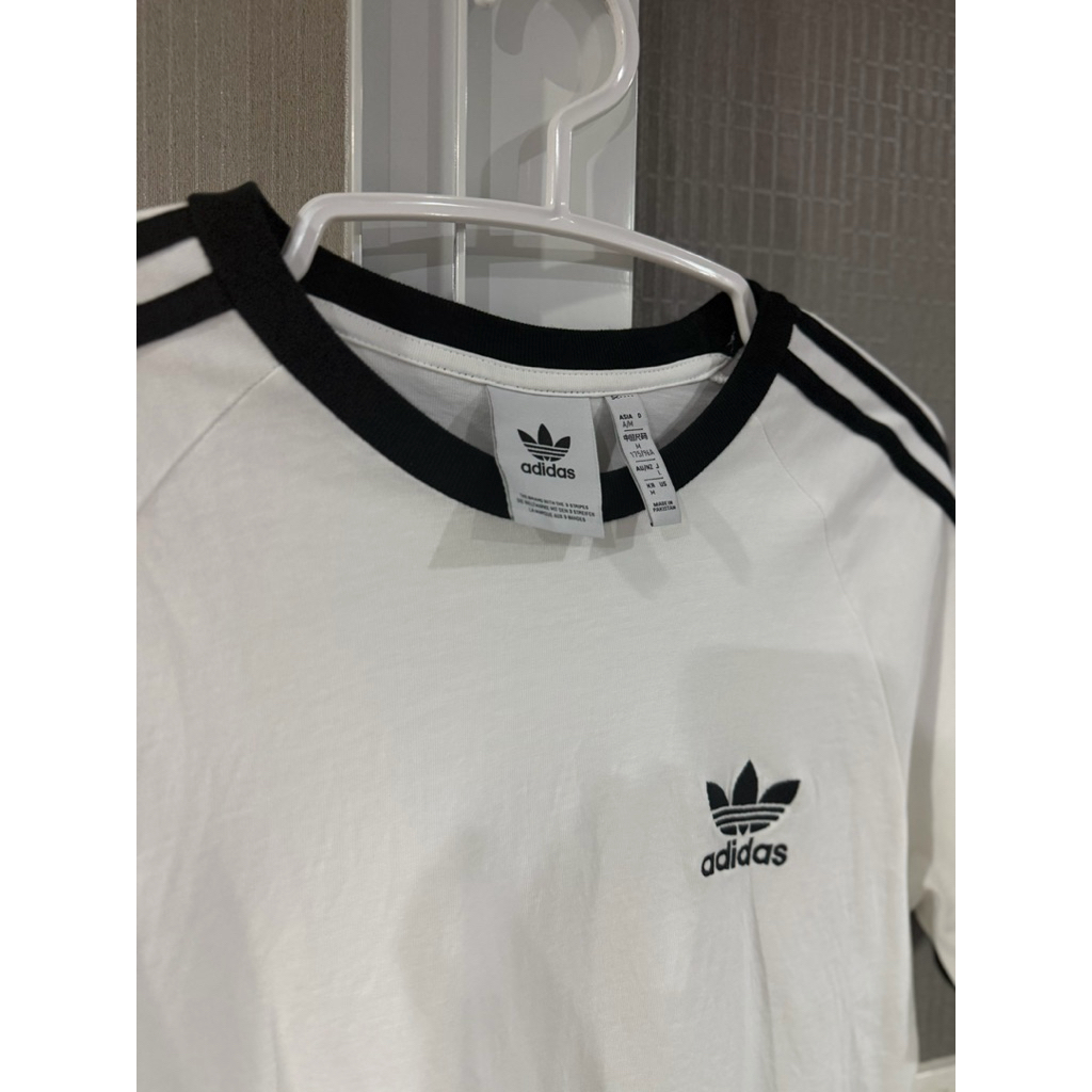 adidas ไลฟ์สไตล์ เสื้อยืด Adicolor Classics 3-Stripes ผู้ชาย สีขาว IA4846 (ใส่1ครั้ง)