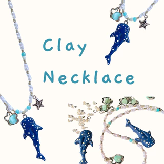 สร้อยคอดินปั้น clay necklace