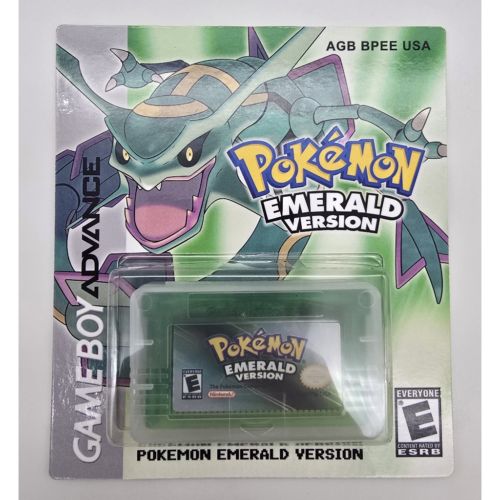 ตลับเกม Pokemon Emerald US Game Boy Advance โปเกม่อนภาษาอังกฤษ แบบแพ็ค