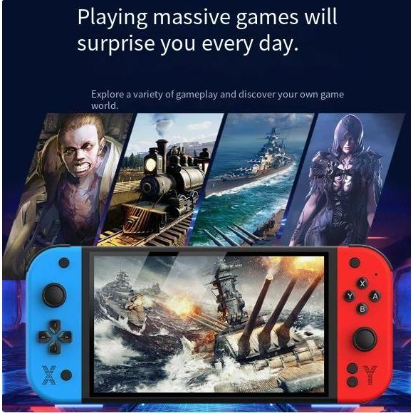 New game console G90 handheld 7-inch large screen retro gaming PSP handheld supports two player battles