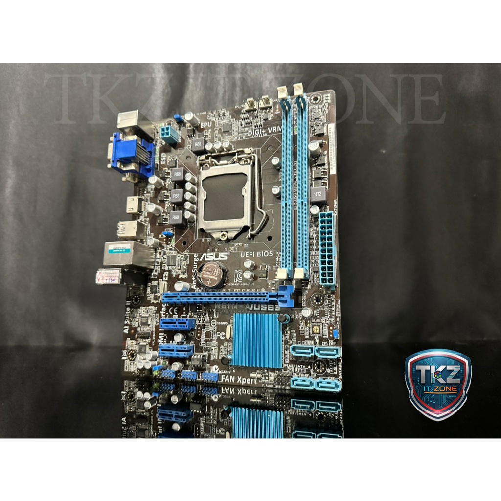เมนบอร์ด(mainboard) Asus H61M-A/USB3 (socket 1155) 1 MONTH WARANTY