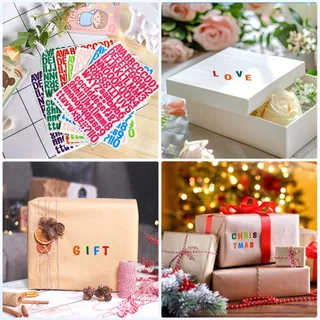 เปิดฤดูกาลเรียน - 13 สีตัวอักษรสติ๊กเกอร์ไวนิลตัวอักษรหมายเลขกล่องจดหมายกาวตนเองสำหรับสมุดภาพ 2.5 ซม