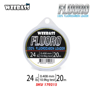 สายลีดเดอร์ สายหน้า WEEBASS FLUOROCARBON LEADER 100% (ตกปลาฟันคม)