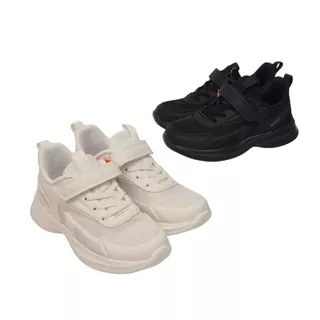 BAOJI บาโอจิ BJK111 รองเท้าผ้าใบ สำหรับเด็ก เบอร์ 33-37 นุ่ม เบา สวมใส่สบายเท้า