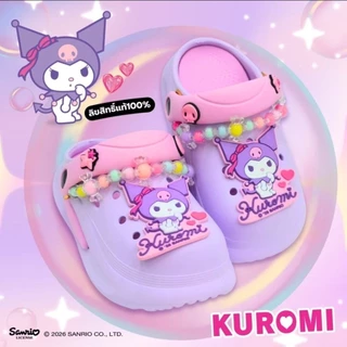 **ส่งด่วนส่งไว*** รองเท้าหัวโตเด็กลูกปัดมุกสีพาสเทล ลายคุโรมิ ลิขสิทธิ์แท้จากโรงงาน ไซร์24-35 (เทียบตารางไซร์ก่อนสั่ง)