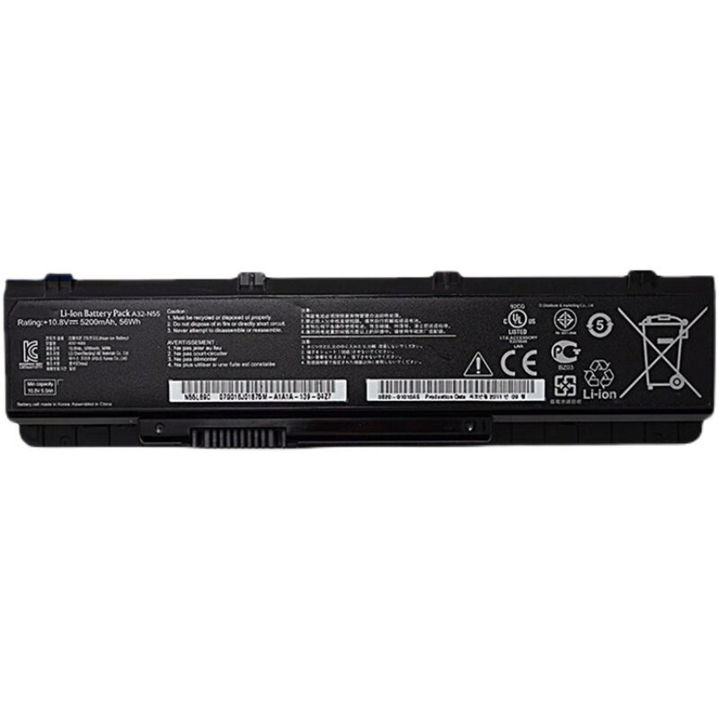 Compatible Laptop Battery for ASUS A32-N55, N55S, N55SF, N55SL, N45SL, N75S, N75SL
