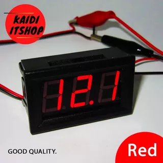 ตัววัดโวลท์ แบบดิจิตอล DC 4.5 - 30.0 V (Mini 0.36 inch DC 4.5V-30V 2-Wire LED Digital Display Panel Battery Voltmeter fo