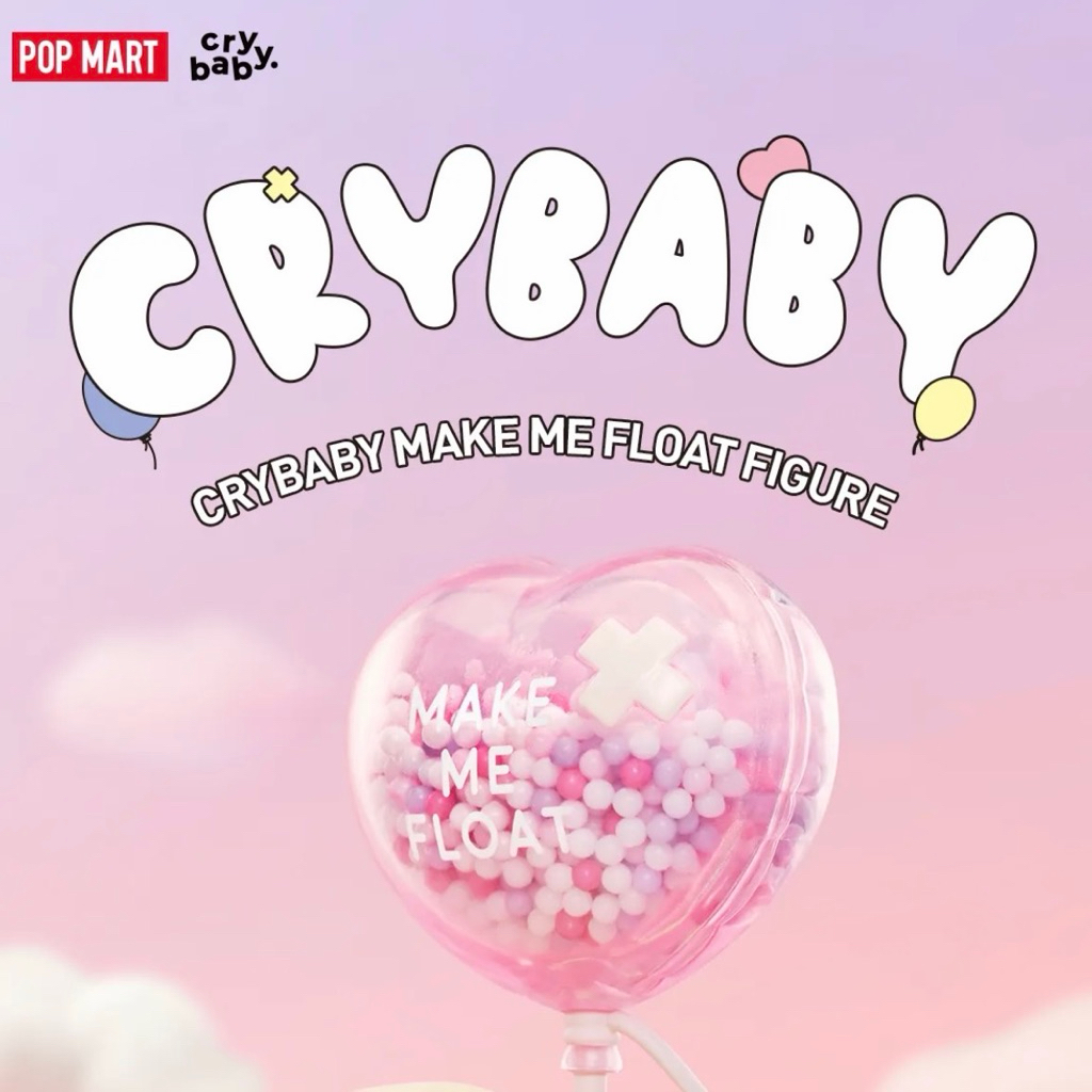 แท้ *พร้อมส่งจากไทย* CRYBABY MAKE ME FLOAT FIGURE ราคา ถูกที่สุด ดีลบีเคเค แกลเลอรีภาพที่ 5