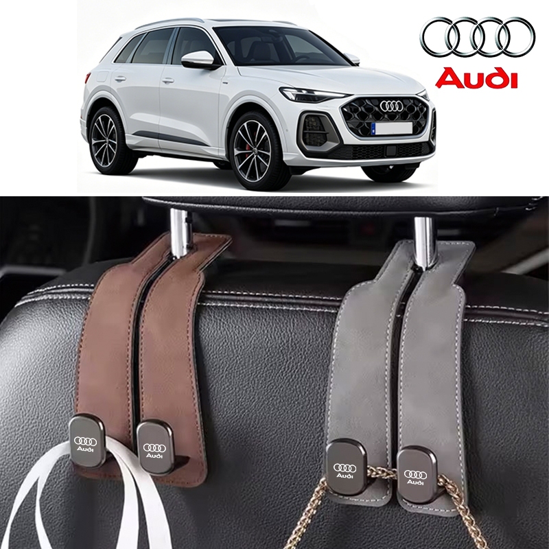 AUDI A5 A6 S6 A7 A8L Q3 Q6 Q8 Q5 Q7Q8 Sportback e-hybrid SUV e-tron TFSI e ตะขอแขวนเบาะรถยนต์ ตะขอคู
