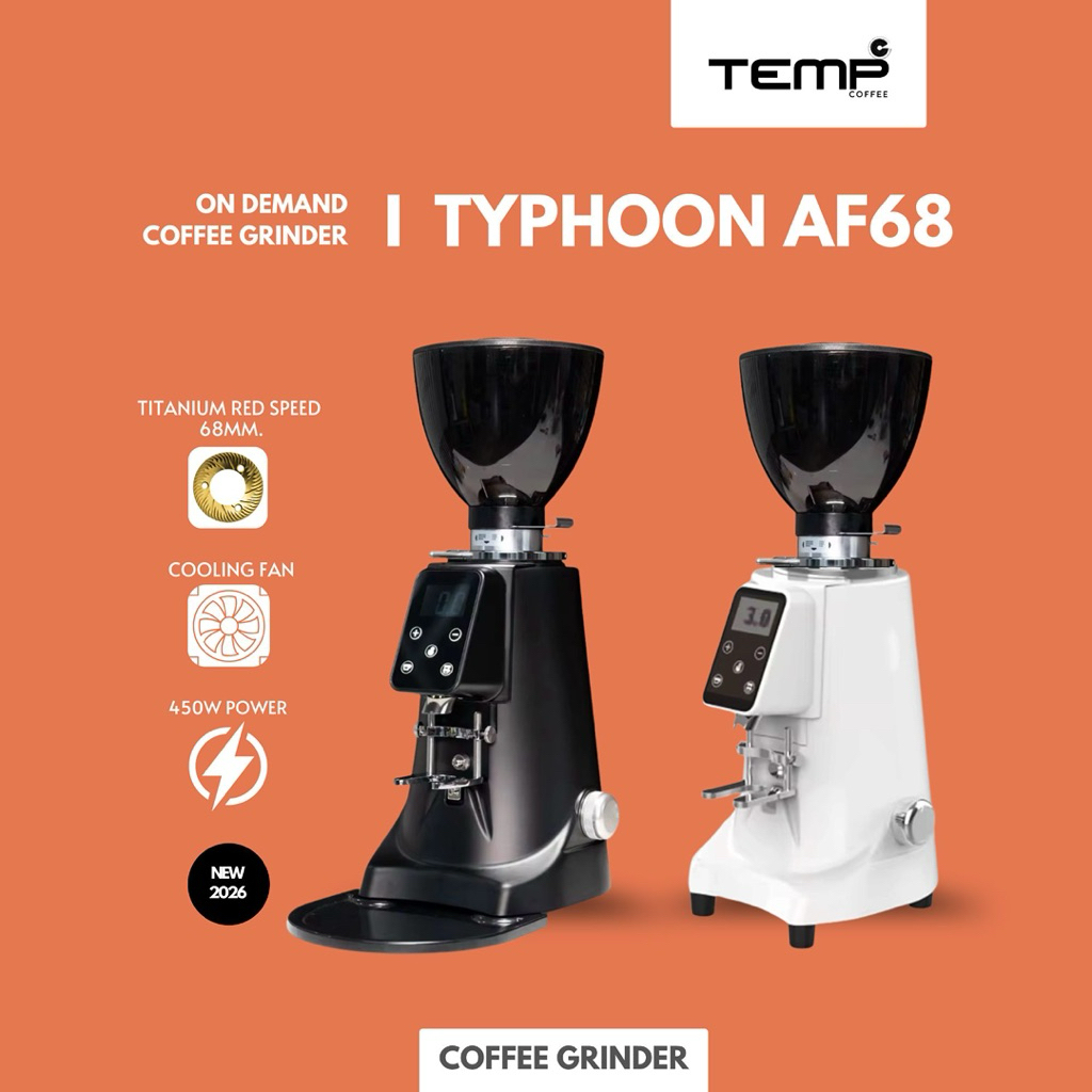เครื่องบดกาแฟ ออนดีมาน | Typhoon AF68 Grinder (เฟือง SUPER RED TITANIUM)