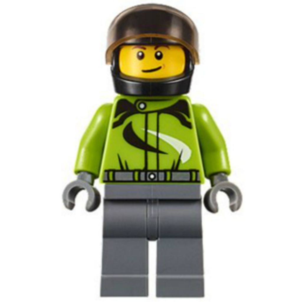 Lego Minifigure City cty0614 Motorcyclist - Ambulance Plane Passenger