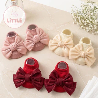 Newถุงเท้าสำหรับเด็กอ่อนเด็กผู้หญิง(รุ่นlittle baby bow)🇹🇭พร้อมส่ง🇹🇭
