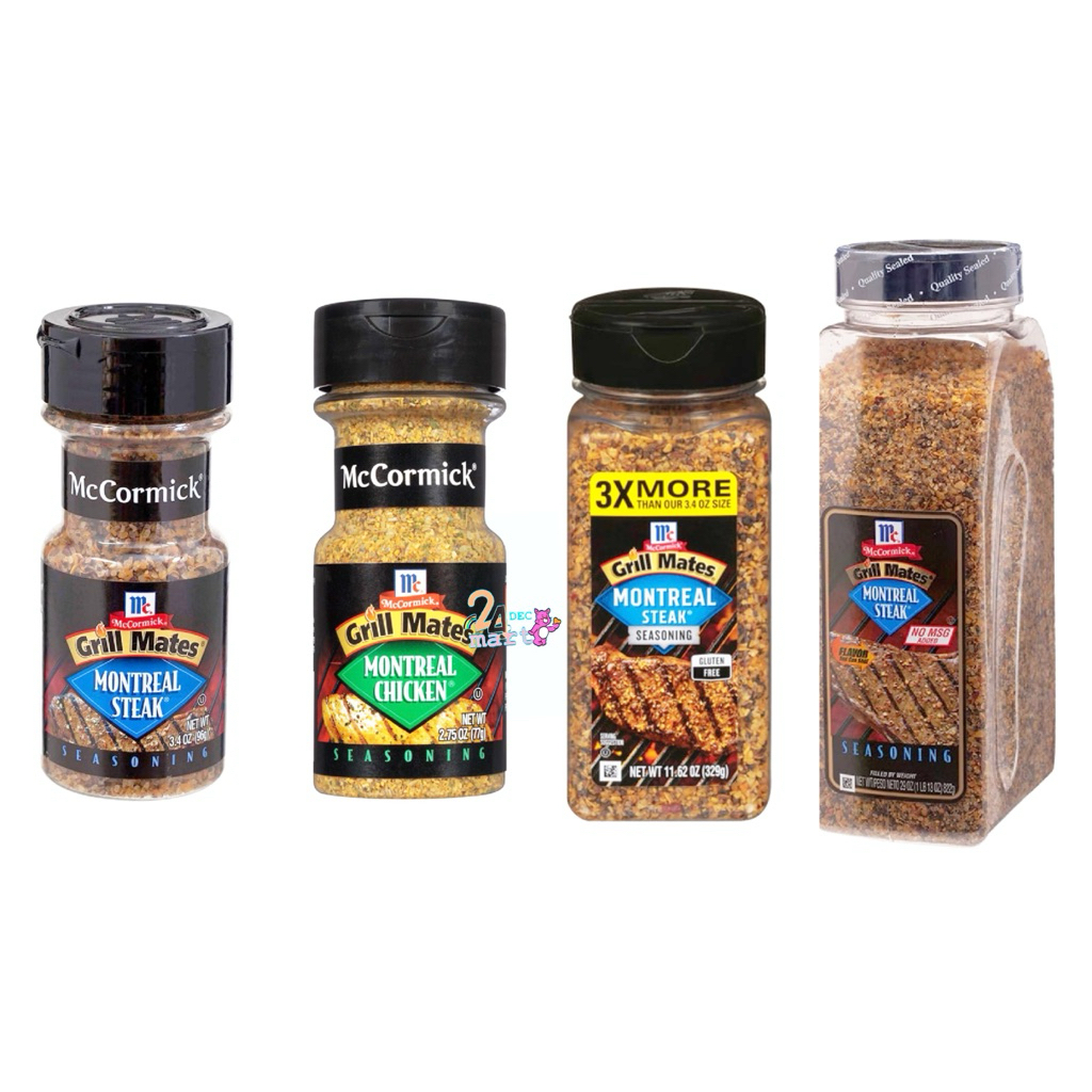 McCormick Grill Mates  เครื่องปรุงรสสเต็ก ชนิดผง  96 329 822 กรัม