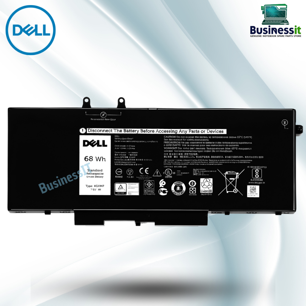 Battery Dell Latitude 5400 5500 68Whr 4GVMP C5GV2 แบตเตอรี่ แท้ ประกัน Dell Thailand