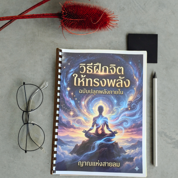 หนังสือ "วิธีฝึกจิตให้ทรงพลัง ฉบับปลุกพลังภายใน" | เปลี่ยนชีวิตด้วยพลังจิตใต้สำนึก & กฎจักรวาล | หนังสือจิตวิญญาณ