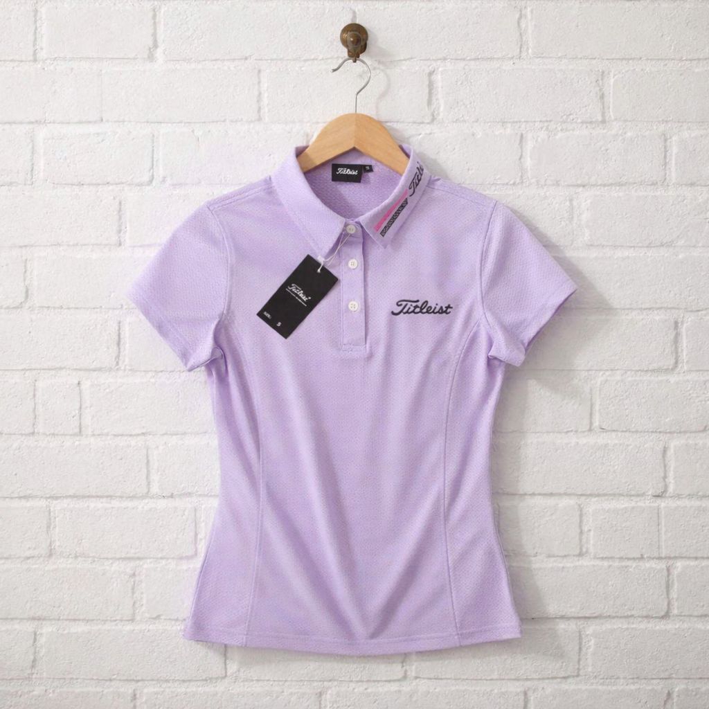‼️SALE‼️⛳เสื้อกอล์ฟผู้หญิง ผ้านิ่ม ยิดหยุ่นดี ผ้าระบายอากาศดี ใส่สบาย