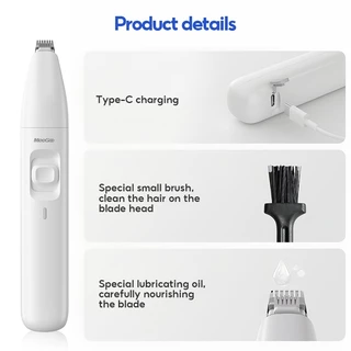MeeGoo เครื่องตัดขนสัตว์เลี้ยง Pet Trimmer แบบไร้สาย เสียงเบา สำหรับสัตว์เลี้ยง แมว สุนัข
