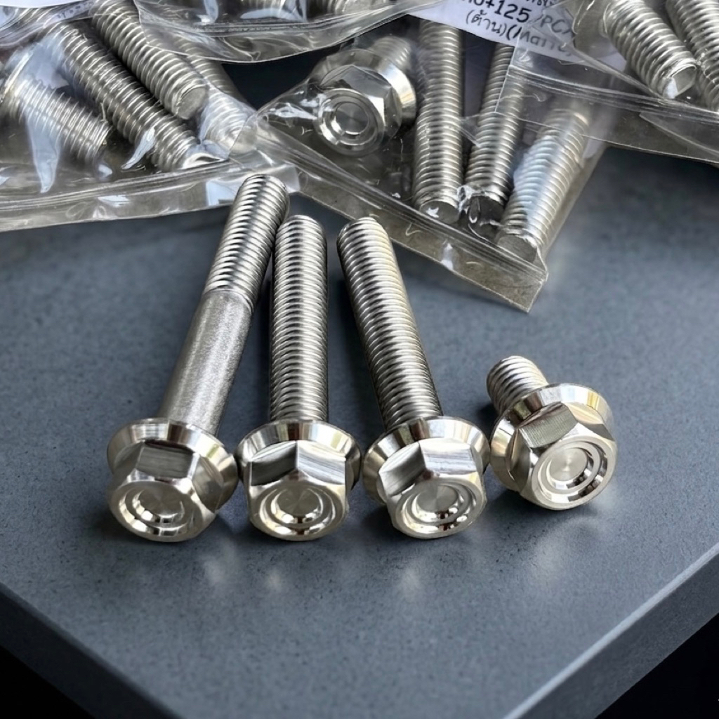 ชุดน็อตเฟืองท้าย สแตนเลส🔩✨CNC สำหรับ Giorno+ / PCX 160 / Click 160