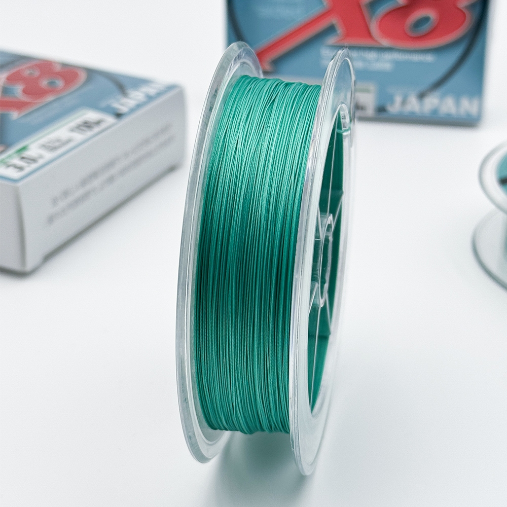 SeaHunter Blue Shark เอ็นตกปลาถัก PE X8 สายพีอี ถัก 8 100/150/300 เมตร YGK สายหลักความแข็งแรงสูง สายPE รูปที่ 7